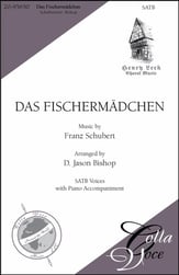 Das Fischermadchen SATB choral sheet music cover